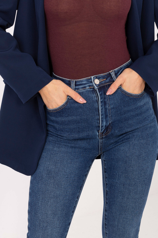 Džinsinės kelnės tamsiai mėlynos spalvos