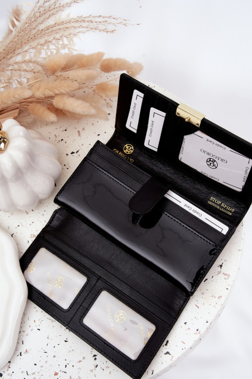 lakuota Moteriška piniginė Z Drobinkami juodos spalvos Selavie