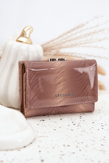 lakuota Moteriška piniginė Z Drobinkami dramblio kaulo spalvos Cermina