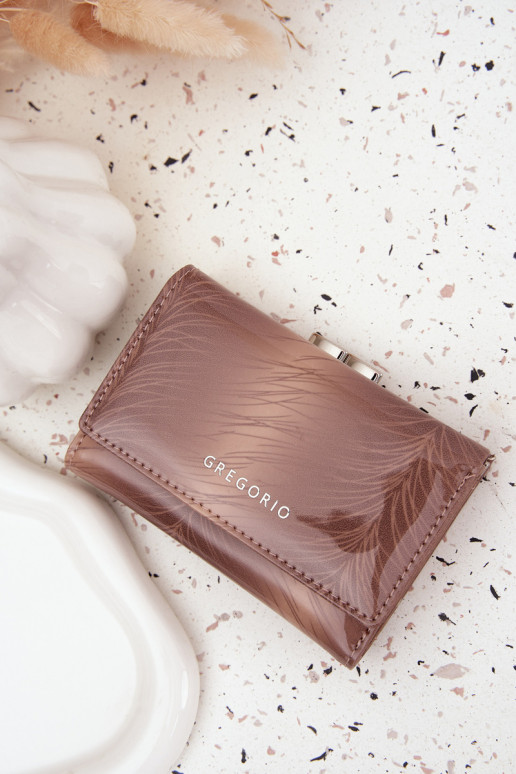 lakuota Moteriška piniginė Z Drobinkami dramblio kaulo spalvos Cermina