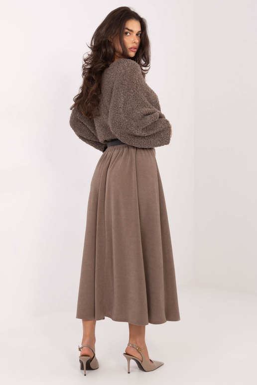 Sijonas IT SD FL9850 tamsiai smėlinis