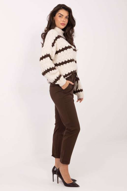 Kelnės IT SP tamsiai rudos spalvos