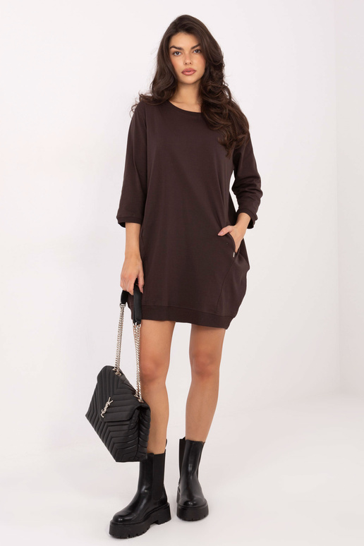 Suknelė tamsiai ruda