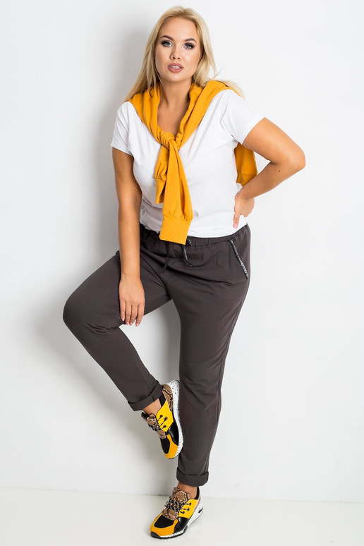 Sportinės kelnės tamsiai chaki spalvos