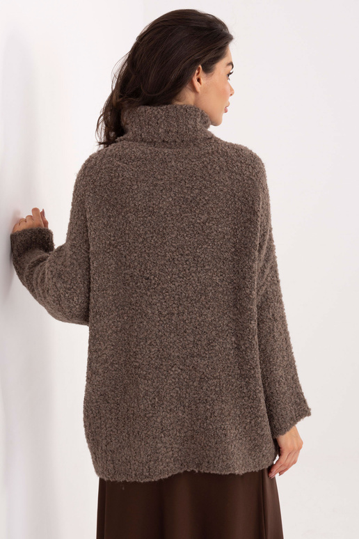 Megztinis tamsiai smėlio spalvos