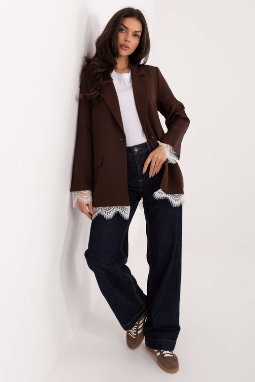 Švarkas IT tamsiai rudas