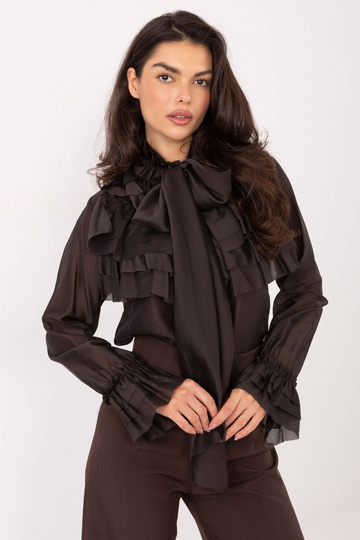 Marškiniai IT tamsiai rudi