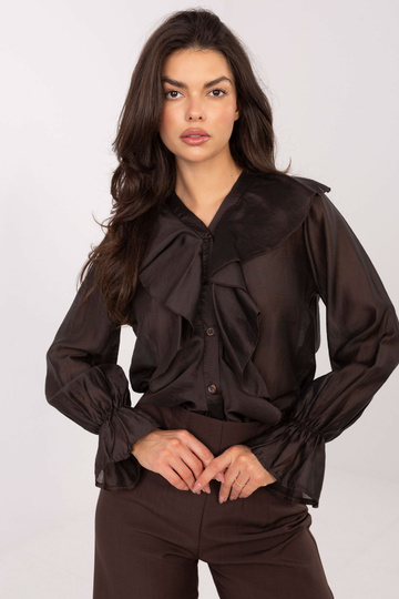 Marškiniai IT tamsiai rudi