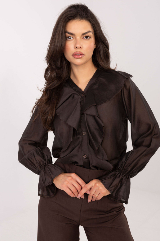 Marškiniai IT tamsiai rudi