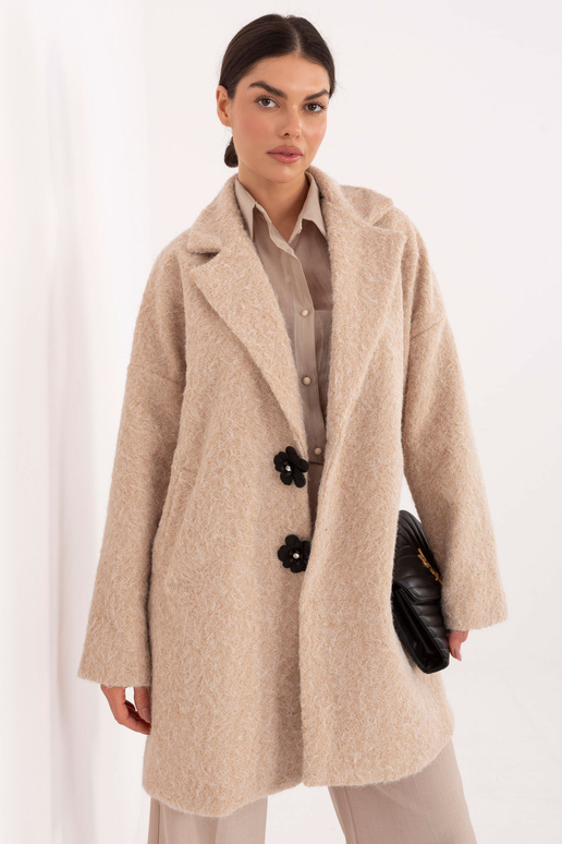 Płaszcz IT PL smėlio spalvos paltas