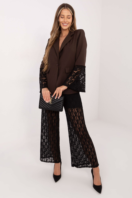 Švarkas tamsiai rudas