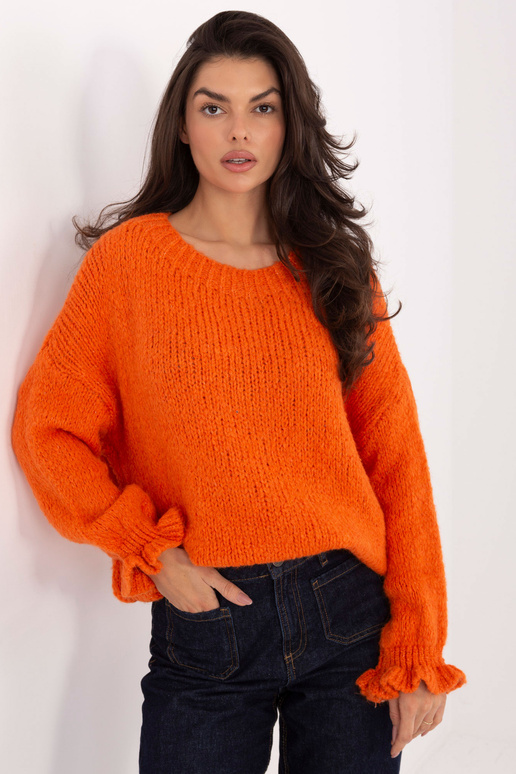 Megztinis oranžinis