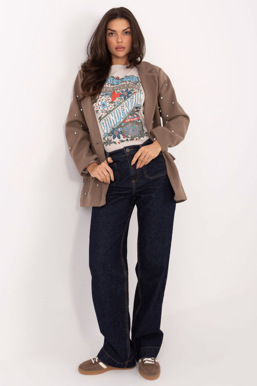 Marškinėliai šviesiai smėlio spalvos