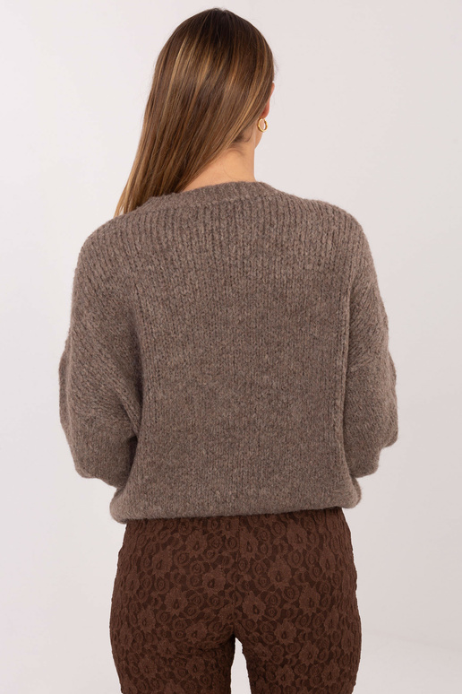 Megztinis tamsiai smėlio spalvos