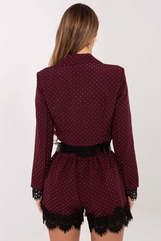 Šortai IT SN tamsiai raudoni