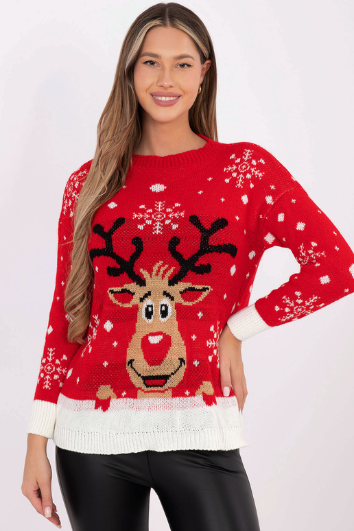 Megztinis MI raudonas