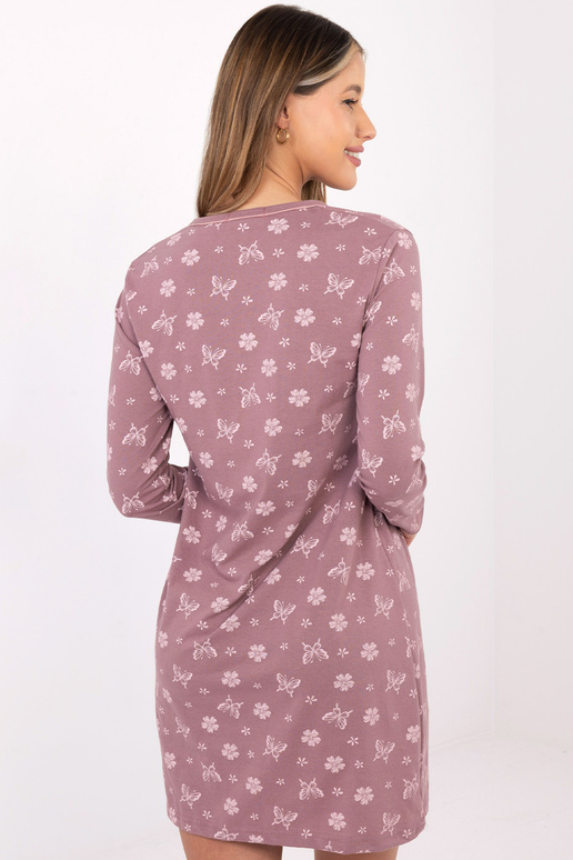 Naktinė marškinėlė tamsiai rožinė