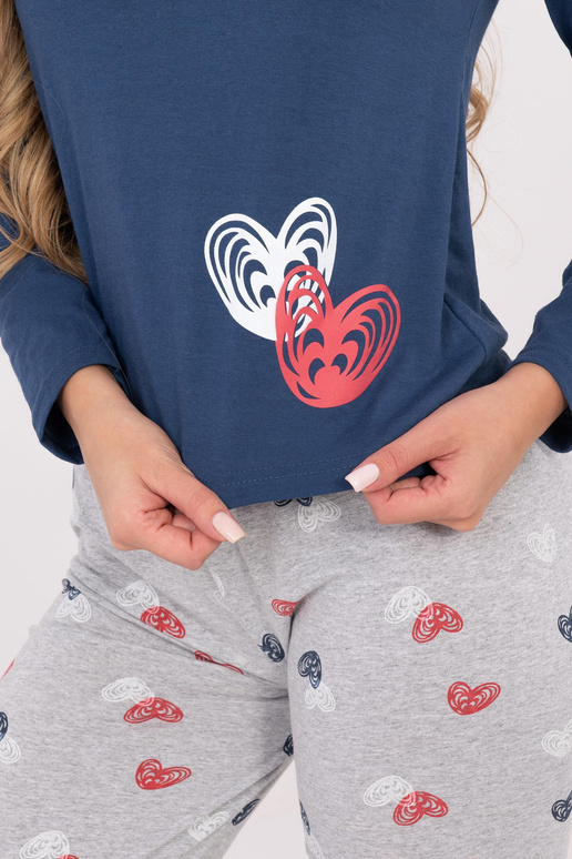 Pižama tamsiai mėlyna