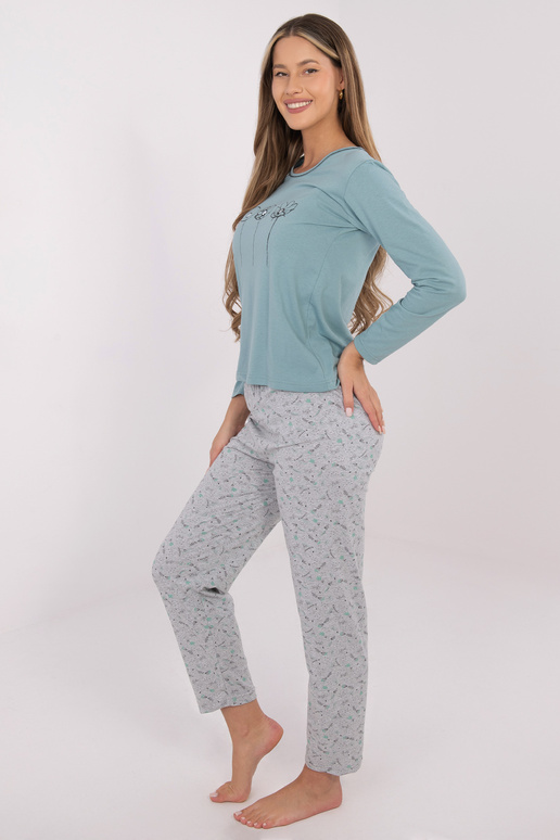 Pižama du sluoksnių žalsva