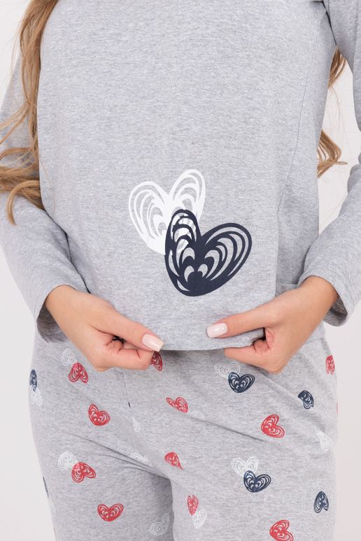 Pižama pilka DU PI FP