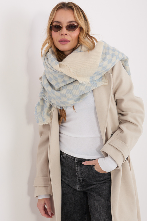 Šalikas AT SZ šviesiai mėlynas