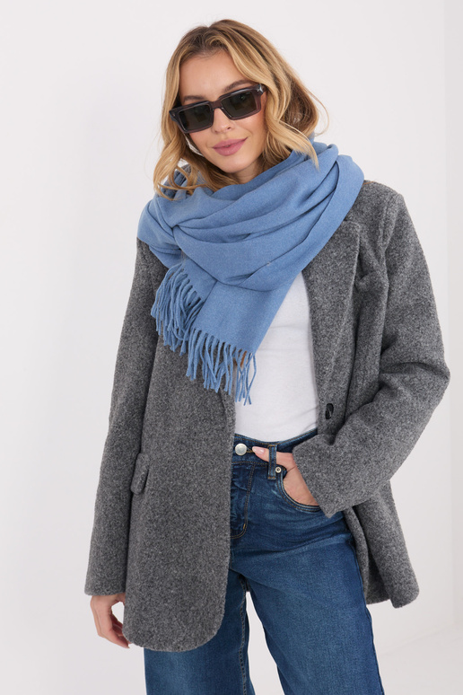 Šalikas pilkai mėlynas