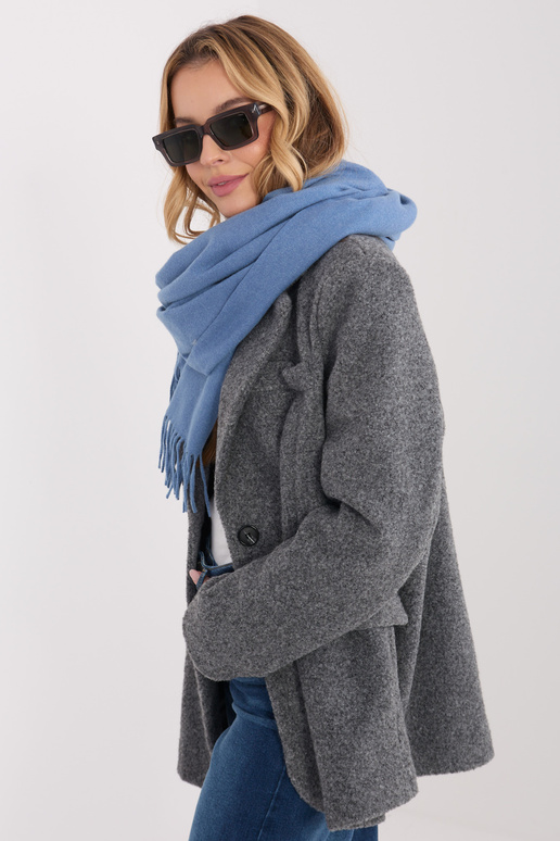 Šalikas pilkai mėlynas