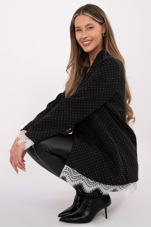 Vyriškas IT švarkas juodai sidabrinis