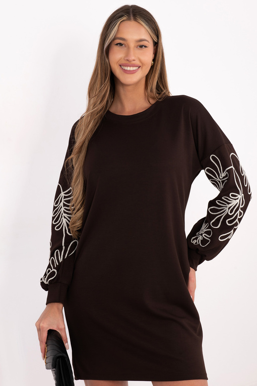 Suknelė tamsiai ruda