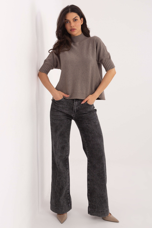 Megztinis tamsiai smėlio spalvos