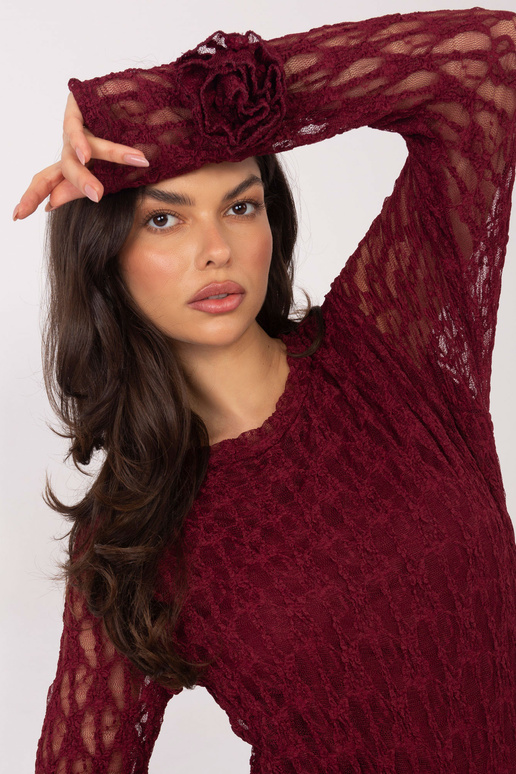 Marškinėliai IT BZ bordo spalvos