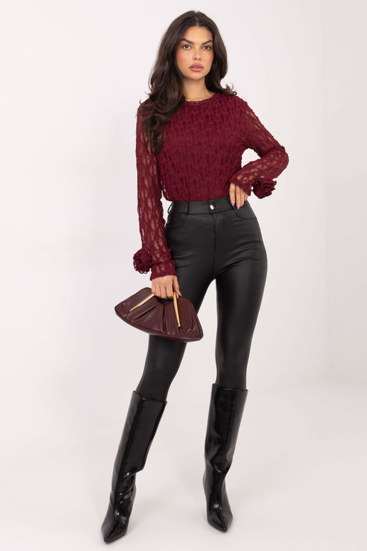 Marškinėliai IT BZ bordo spalvos