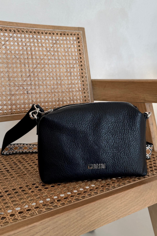 Nedidelė rankinė su dekoruotais kulnais Big Star OO574091 juoda