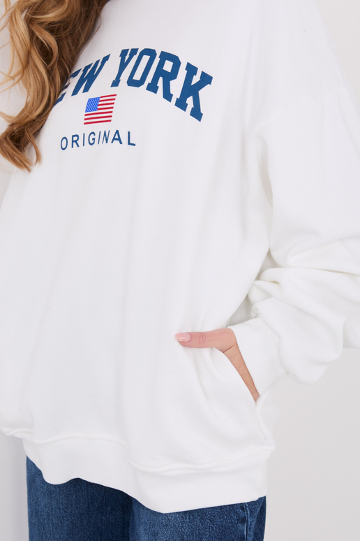 Moteriškas bliuzonas ecru spalvos