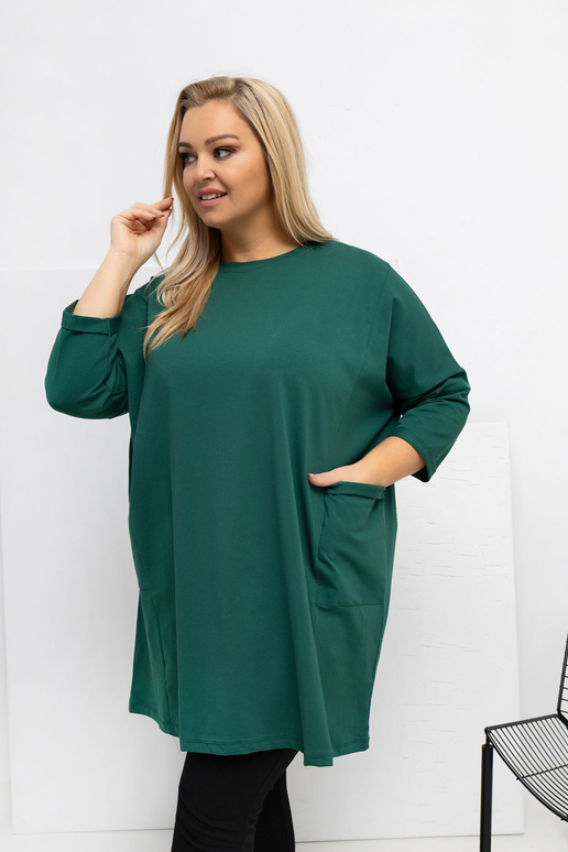 Palaidinė tamsiai žalia