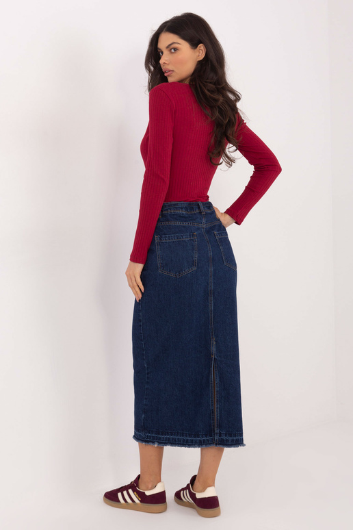 Sijonas mėlynas tamsus