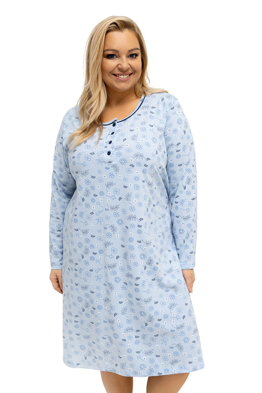 Naktiniai marškiniai šviesiai mėlyni