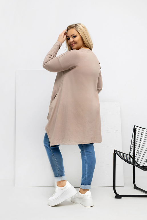 Palaidinė tamsiai smėlio spalvos