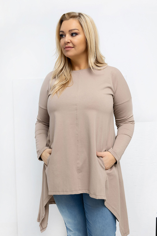 Palaidinė tamsiai smėlio spalvos