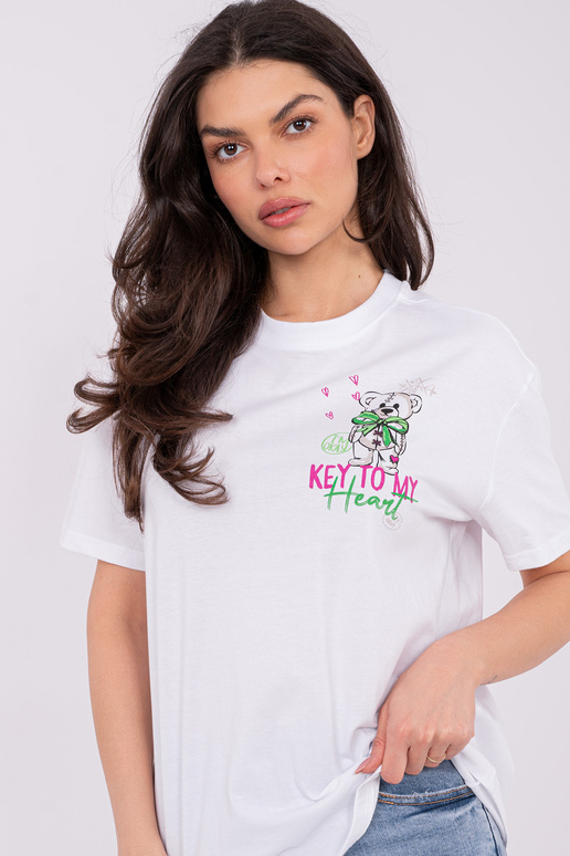 Marškinėliai D12022AH02645Y balti