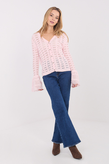 Megztinis šviesiai rožinis 2