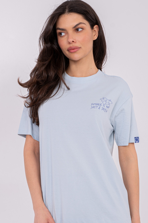 Marškinėliai šviesiai mėlyni