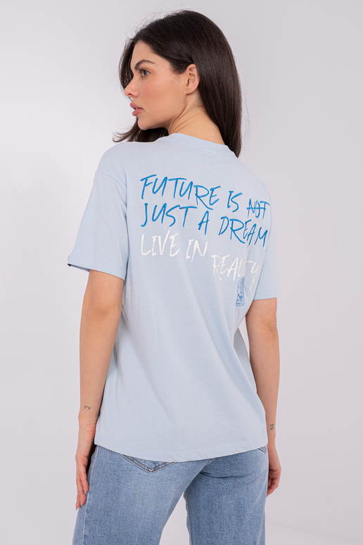 Marškinėliai šviesiai mėlyni