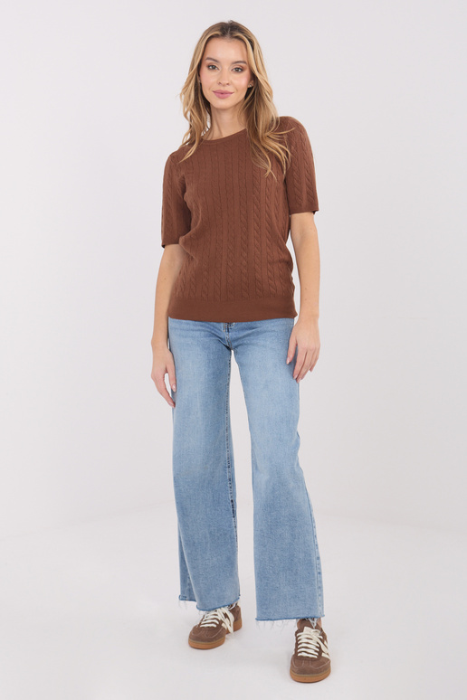 Megztinis šviesiai rudas