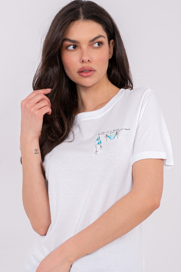 Marškinėliai baltos spalvos