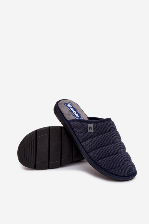 batai naminės Šlepetės  Inblu 91000032 tamsiai mėlynos spalvos
