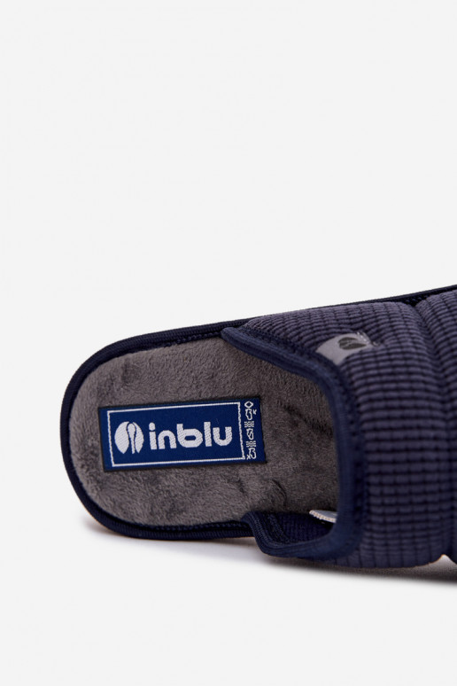 batai naminės Šlepetės  Inblu 91000032 tamsiai mėlynos spalvos