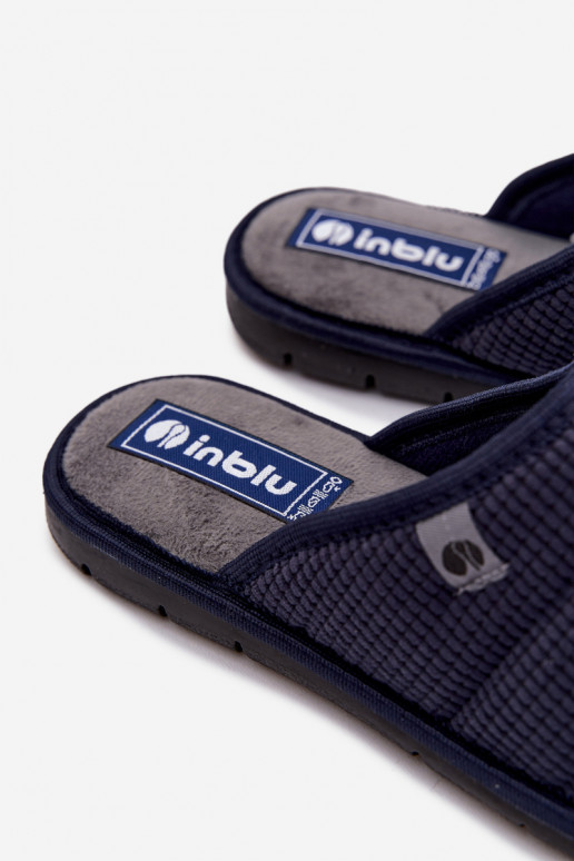 batai naminės Šlepetės  Inblu 91000032 tamsiai mėlynos spalvos