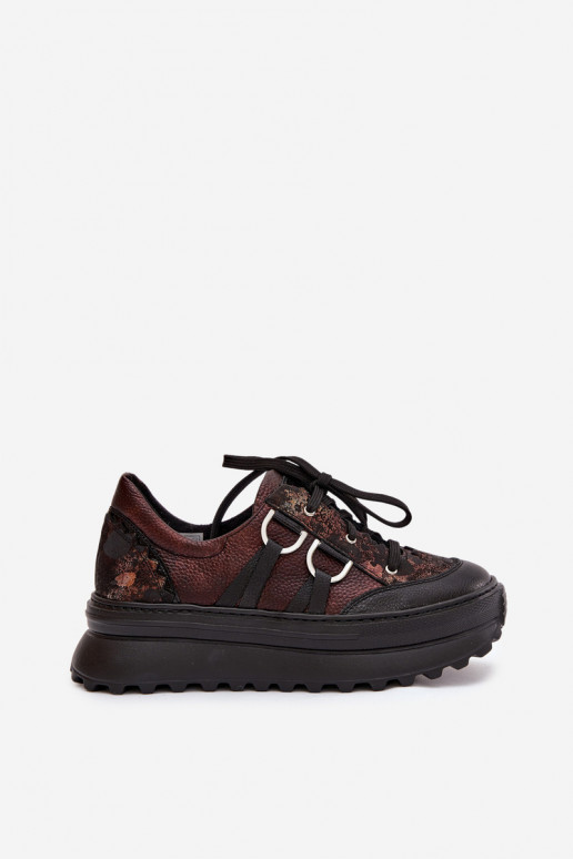    modelio batai  su platforma  06562-25 Czekoladowe