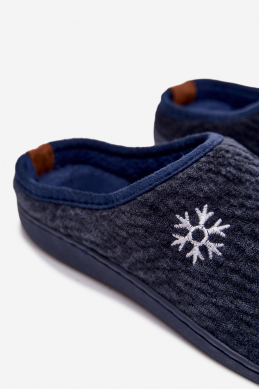 Šlepetės  tamsiai mėlynos spalvos Darline